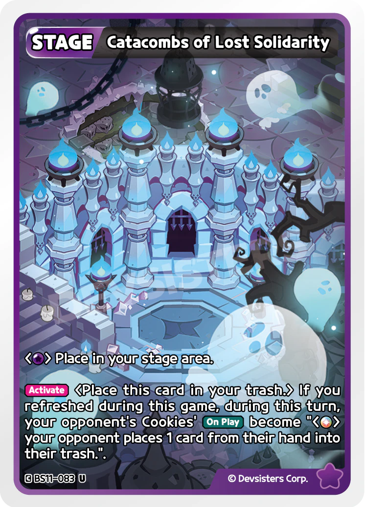 Image for Catacombs of Lost Solidarity (BS11-083) (BS11) - CookieRun: Braverse TCG