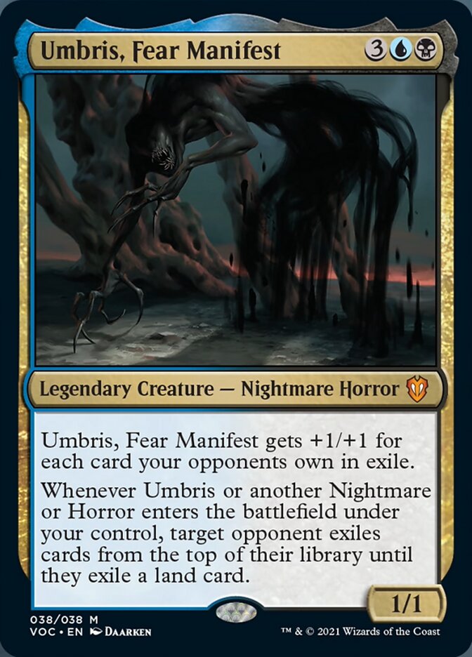 Umbris, manifestation de la peur [Innistrad : Commander Chasse de minuit]