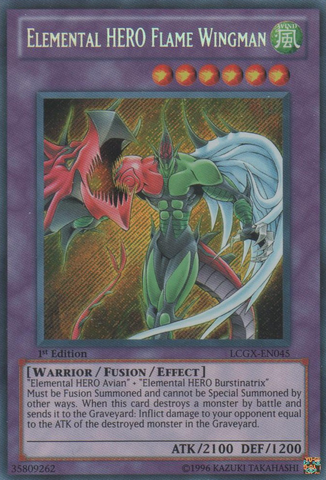 AILÉO HÉROS Élémentaire Aile de Flamme [LCGX-FR045] Secret Rare