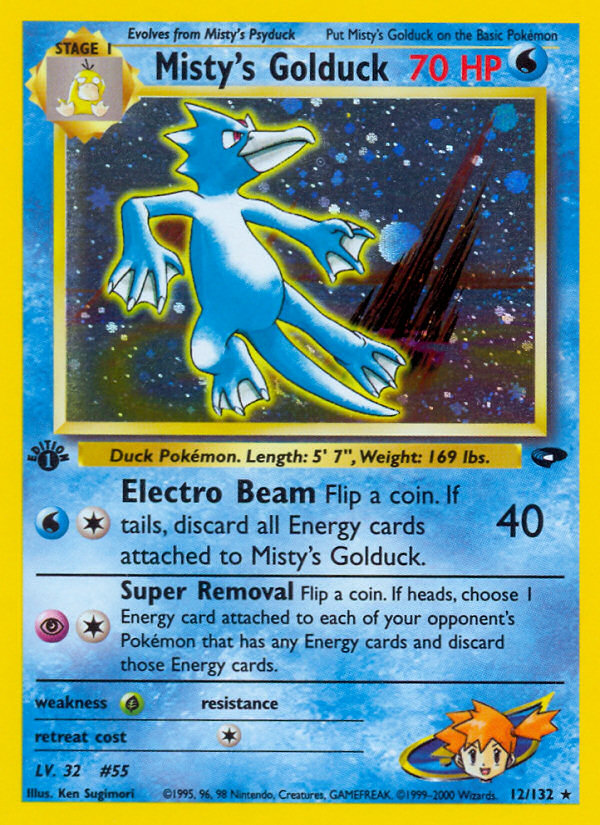 Golduck de Misty (12/132) [Desafío del Gimnasio 1ª Edición]