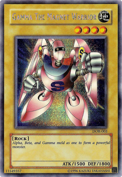 Gamma le guerrier magnétique [DOR-003] Secret Rare