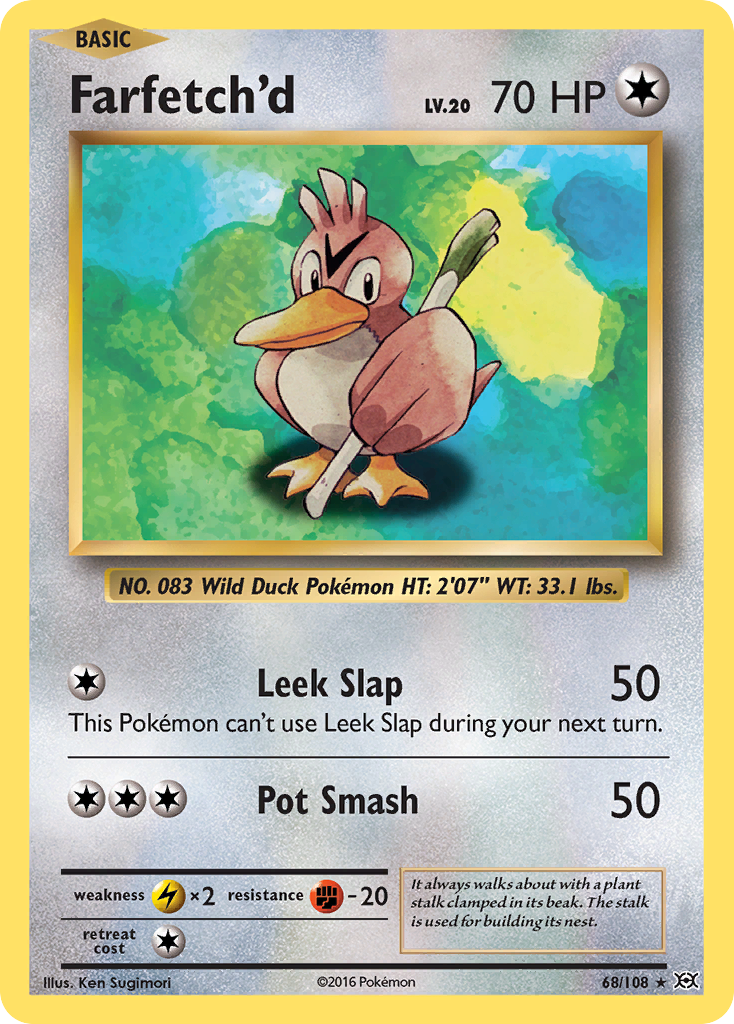 Canarticho (68/108) [XY : Évolutions]