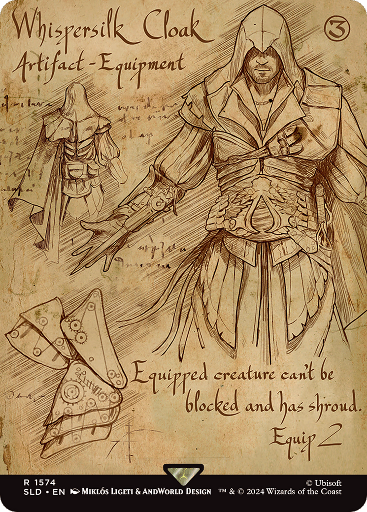 Cape de chuchotements (carte brillante arc-en-ciel) [Série de sorties Secret Lair]