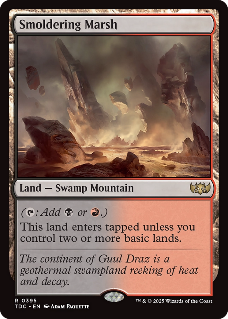 Marais embrasé [Tarkir: Dragonstorm Commander]