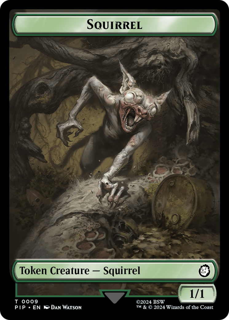 Réserve d'énergie // Jeton Écureuil double face [Fallout Tokens]