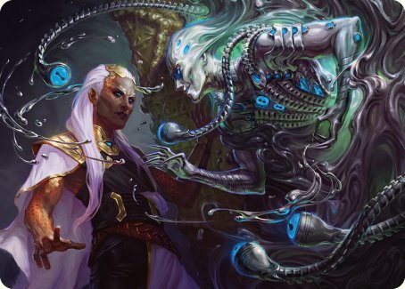 Carte illustrée Mirage moqueur [Phyrexia: Tout deviendra un - Série d'illustrations]