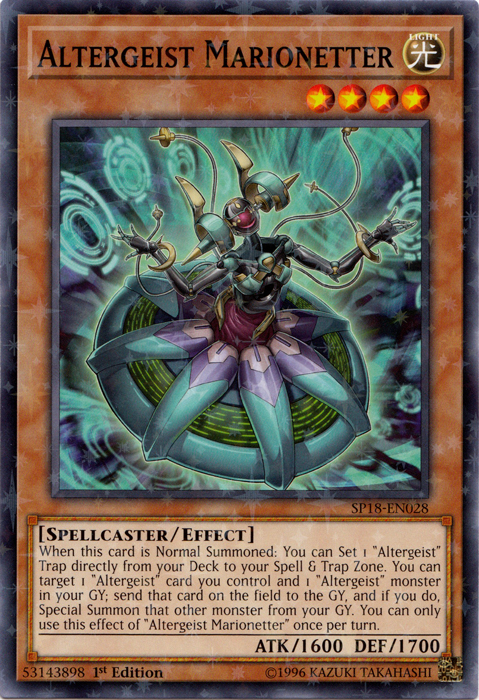 Marionetera Altergeist [SP18-EN028] Rara Starfoil