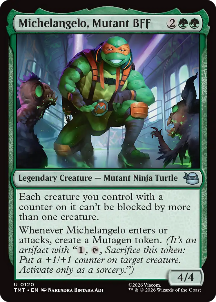 Michelangelo, le meilleur ami mutant [Tortues Ninja]