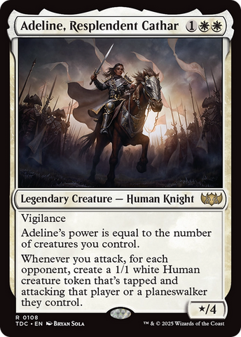 Adeline, la cathare rayonnante [Tarkir: Commander Draconic]