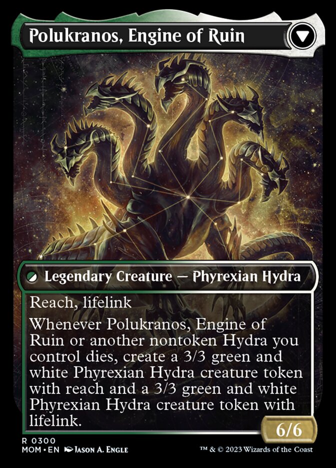 Polukranos réincarné // Polukranos, Moteur de ruine (Booster Fun planifié d'exposition) [L'invasion des machines]