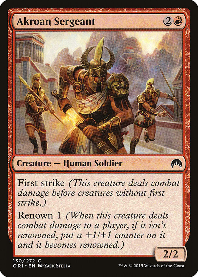 Sargento acroano [Magic Orígenes]