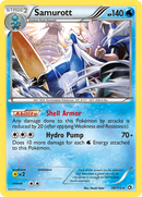 Samurott (39/113) [Noir & Blanc : Trésors Légendaires]