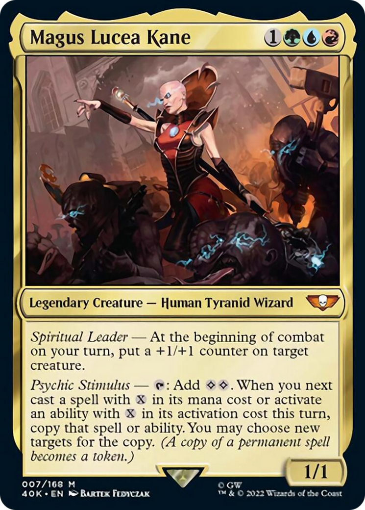 Mage Lucea Kane (Feuille texturée) [Warhammer 40,000]