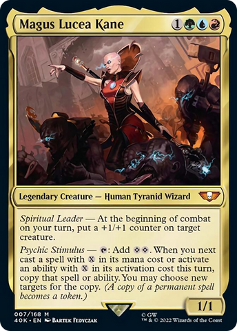 Magus Lucea Kane (Foil con relieve) [Warhammer 40,000]