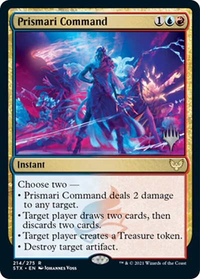 Commandement prismari (Pack promo) [Promos Strixhaven : L'académie des mages]