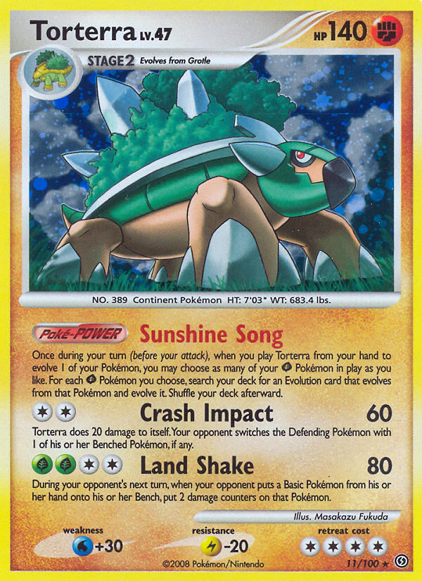 Torterra (11/100) [Diamante y Perla: Tormenta]