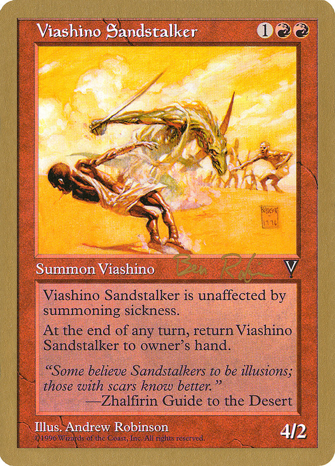 Piétineur de sable viashino (Ben Rubin) [World Championship Decks 1998]