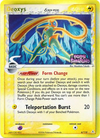 Deoxys (6/110) (Espèce Delta) (Estampillé) [EX: Fantômes de Holon]