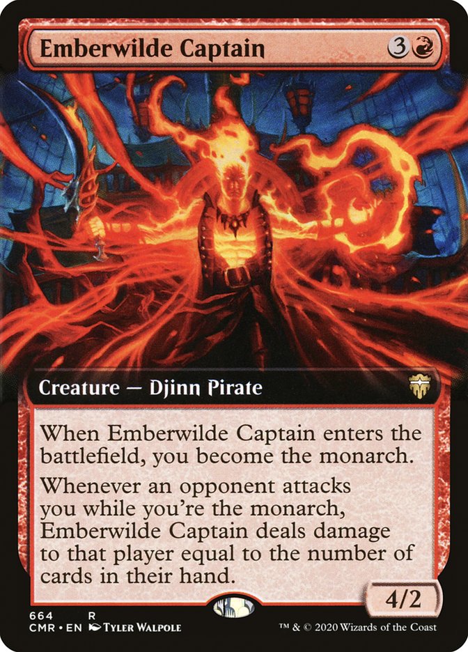 Capitaine Emberwilde (Extended Art) [Commander Legends]