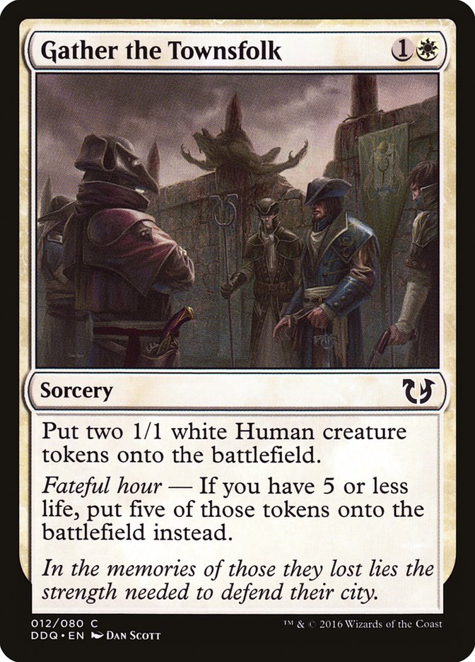 Rassemblement des habitants [Duel Decks: Blessed vs. Cursed]