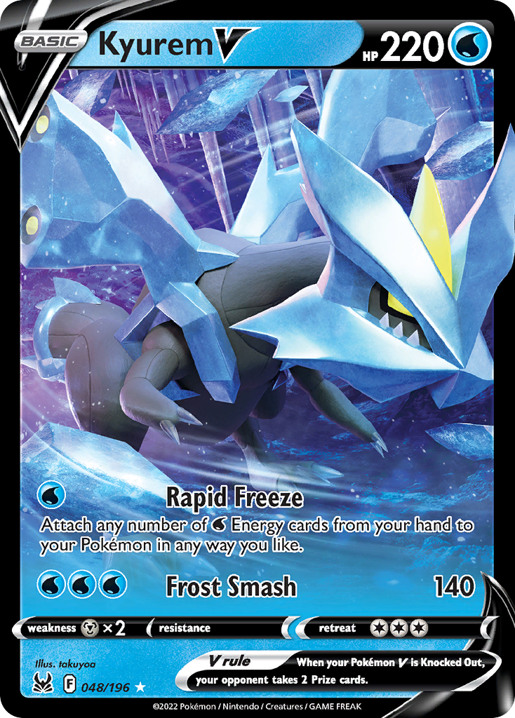 Kyurem V (048/196) (Carta Jumbo) [Espada y Escudo: Origen Perdido]
