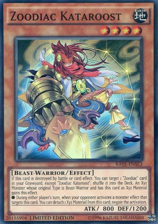 Zoodiaque Kataroost [RATE-FR033] Super Rare