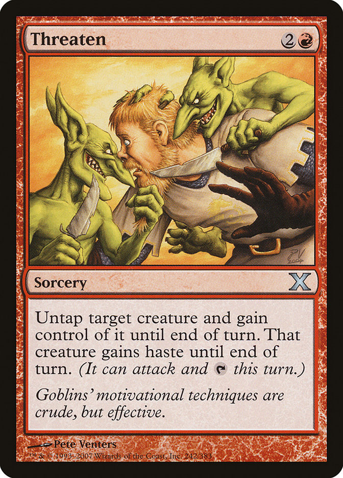 Menace [Dixième édition]
