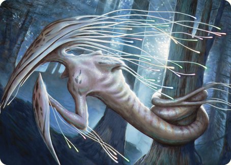 Carte artistique du Slivoïde Tissage de mana [Série artistique Commander Masters]