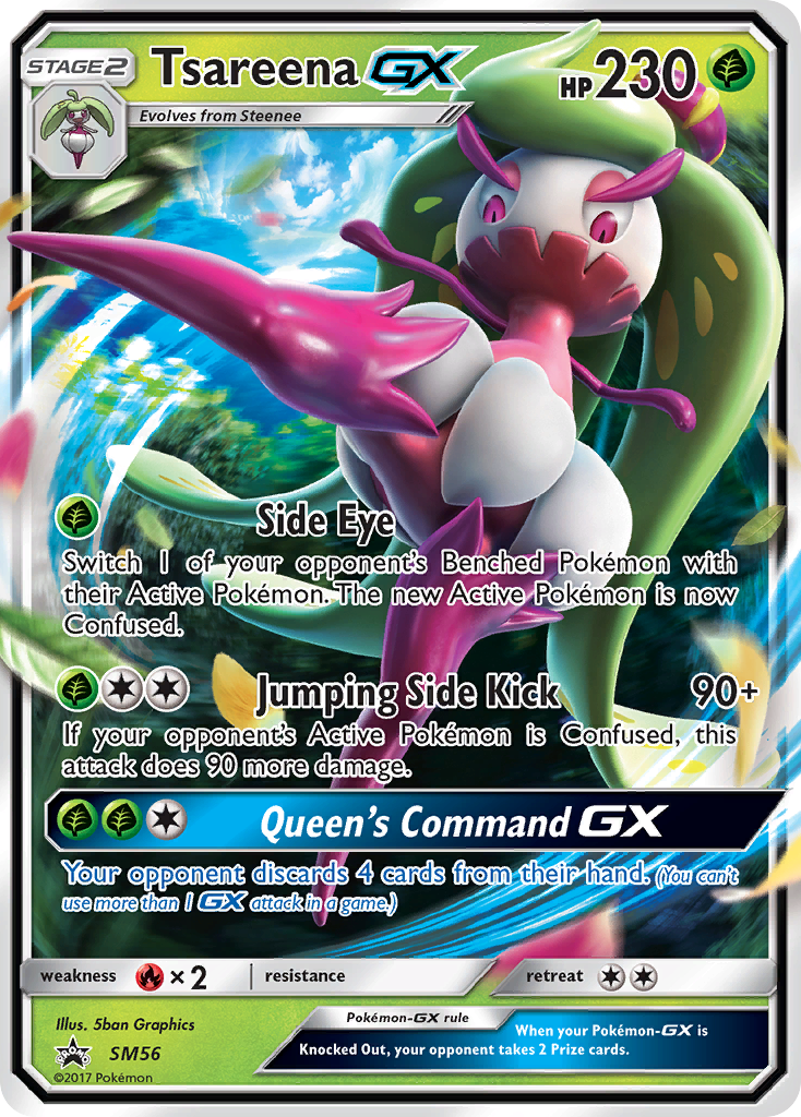 Tsareena GX (SL56) [Soleil et Lune : Promos Black Star]