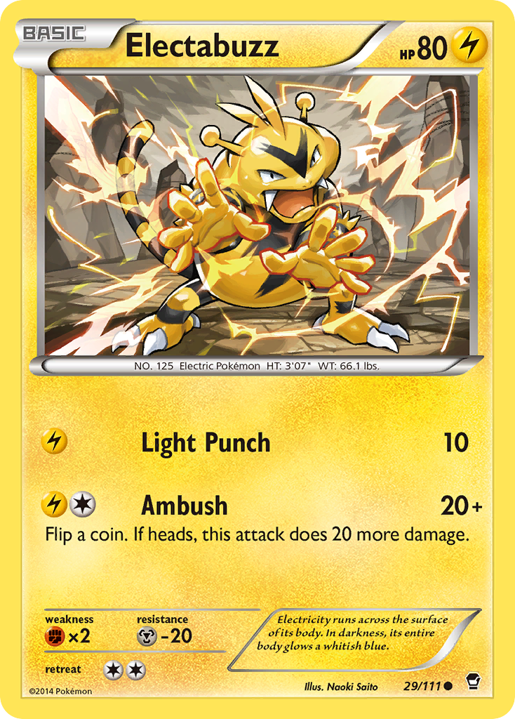Élektek (29/111) [XY : Poings Furieux]