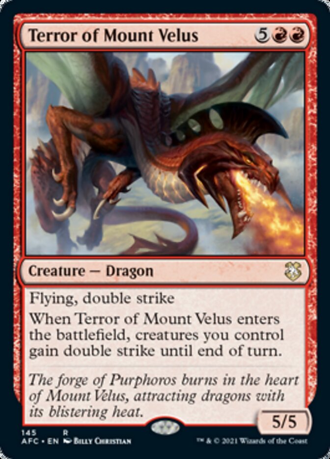 Terreur du mont Velus [Donjons & Dragons : Aventures dans les Royaumes Oubliés Commander]