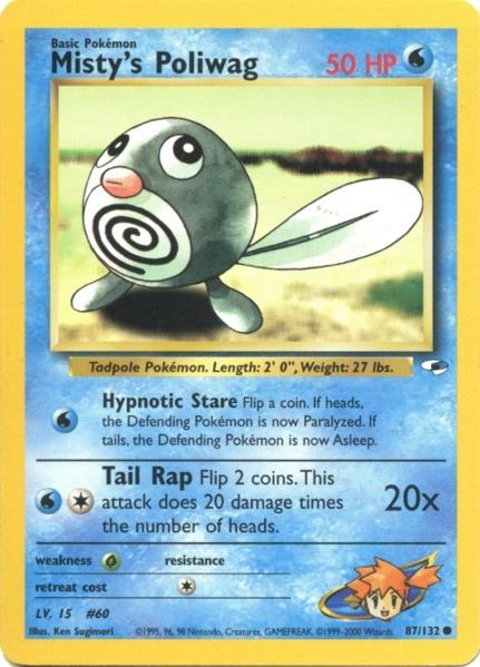 Poliwag d'Ondine (87/132) [Gym Heroes Unlimited]