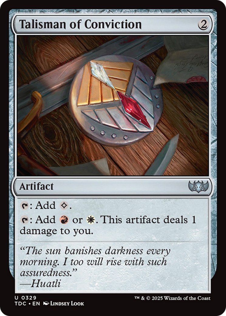 Talisman de conviction [Tarkir: Commandeur draconique]