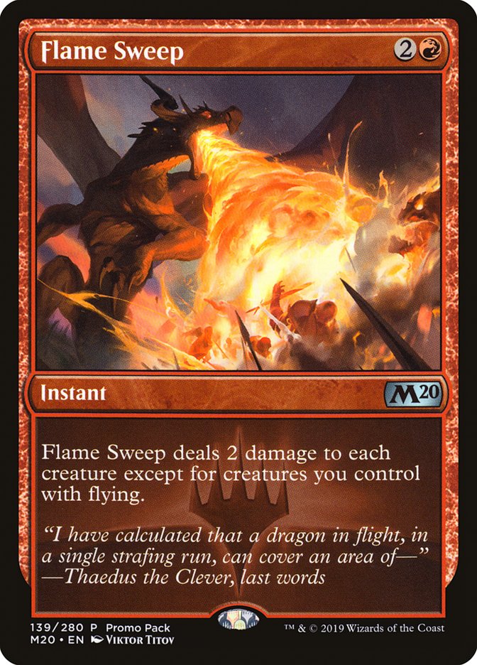 Balayage de flammes (Pack promo) [Promos de l'édition de base 2020]