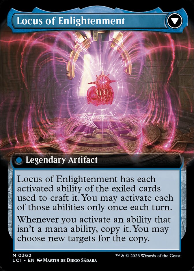 Bijou de l'Énigme // Lieu d'illumination (Full Art) [Les Cavernes Oubliées d'Ixalan]