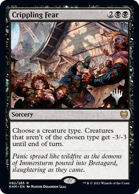 Peur paralysante (Promo Pack) [Promos Kaldheim]