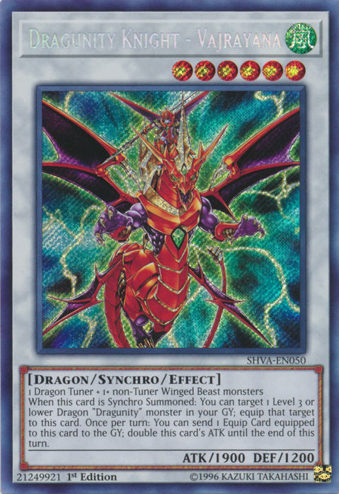 Dragunity Knight - Vajrayana [SHVA-SP050] Secret Rare