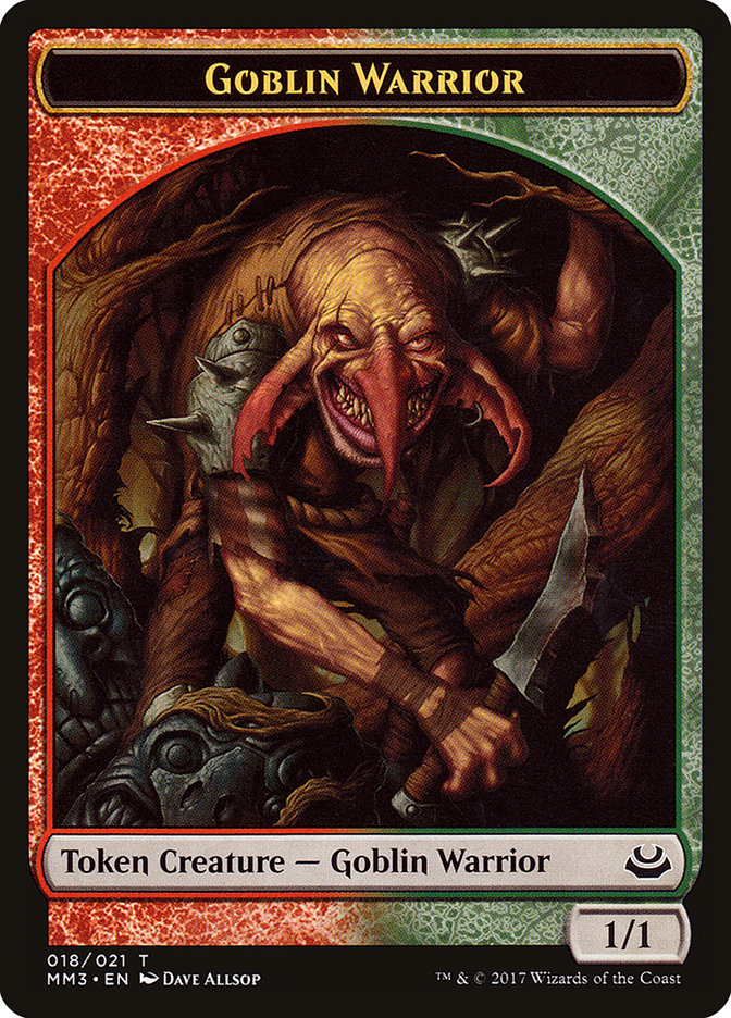 Jeton Gobelin guerrier [Modern Masters 2017 Tokens]