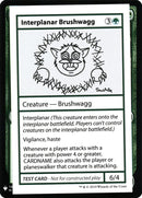 Pinceau-wagg interplanaire [Cartes test de Mystical Booster]