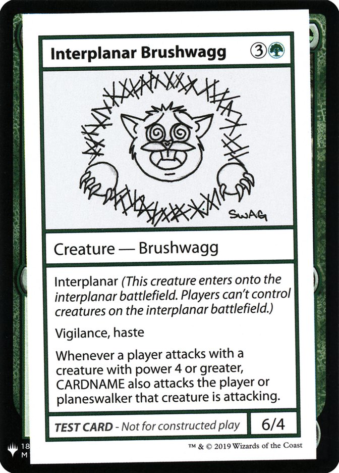 Pinceau-wagg interplanaire [Cartes test de Mystical Booster]
