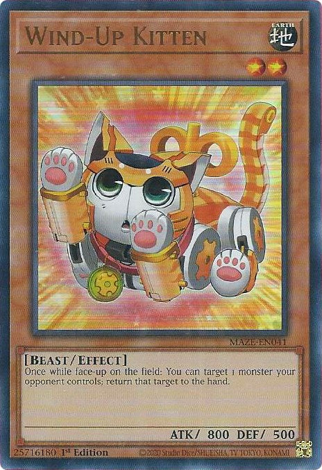 Chaton mécanique [MAZE-FR041] Ultra Rare