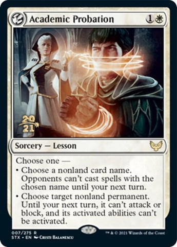 Mise à l'épreuve scolaire [Strixhaven : L'Académie des mages Prerelease Promos]