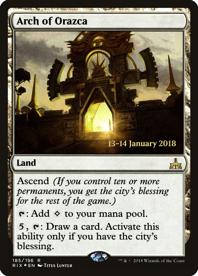 L'Arche d'Orazca [Promos avant-première Les combattants d'Ixalan]