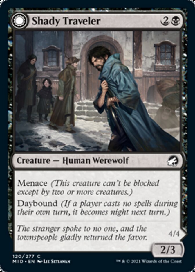 Voyageur louche // Prédateur traqueur [Innistrad: Chasse de minuit]