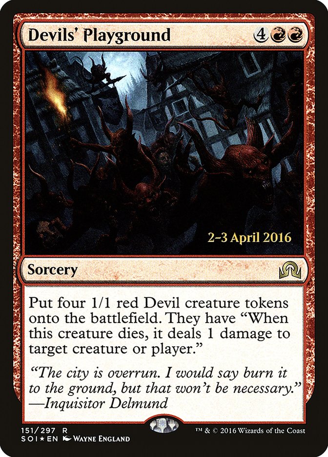 Terrain de jeu des diables [Promos avant-première Les ombres sur Innistrad]