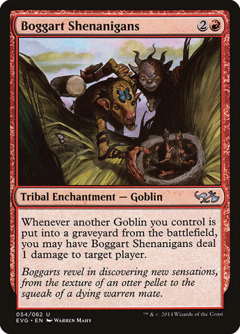 Malfaisances de boggarts (Elfes contre Gobelins) [Anthologie des decks de duel]