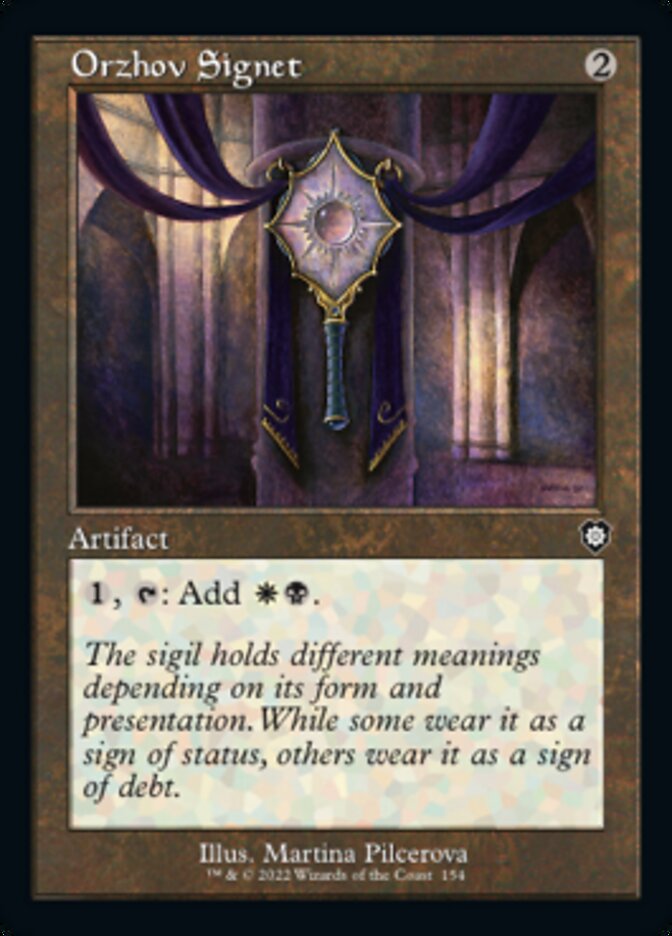 Sello Orzhov (Retro) [Commander de La Guerra de los Hermanos]