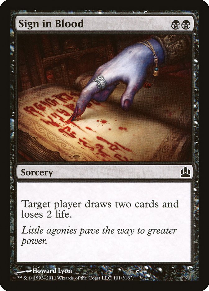 Rituel de sang [Commander 2011]