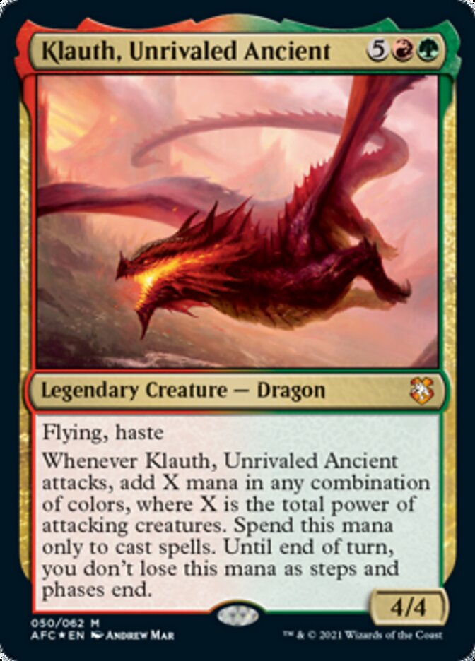 Klauth, l'ancien inégalé [Donjons & Dragons : Commander Légendes de l'Oubli]