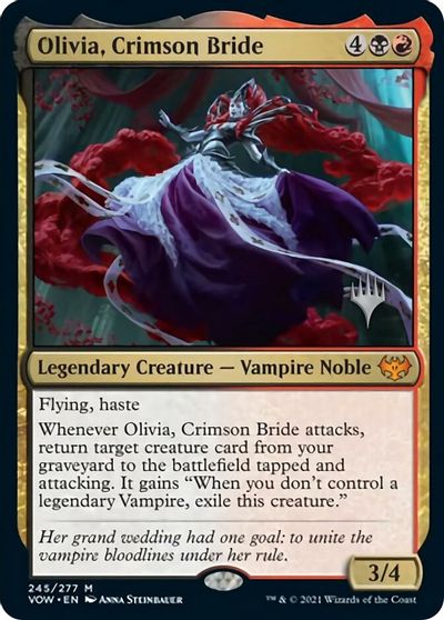 Olivia, la mariée écarlate (Pack promo) [Innistrad : Noces écarlates promos]